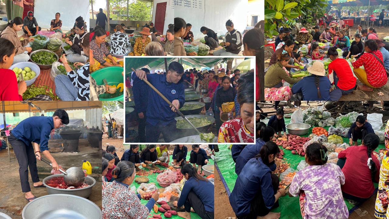 នៅថ្ងៃទី២៩កក្កដា សហព័ន្ធយុវជនបូជាការពារយុត្តិធម៌ បន្តផ្គត់ផ្គង់ម្ហូបអាហារដល់ប្រជាពលរដ្ឋភៀសសឹក ៩គោលដៅជាង ៥ម៉ឺននាក់នៅខេត្តឧត្តរមានជ័យ និងព្រះវិហារ